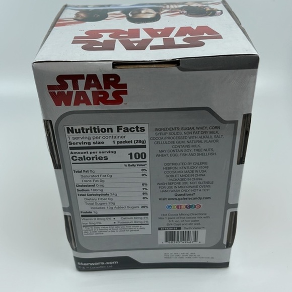 The Ultimate Sith Sip: Darth Vader Goblet with‎ Hot Chocolate Mix - Picture 5 of 10